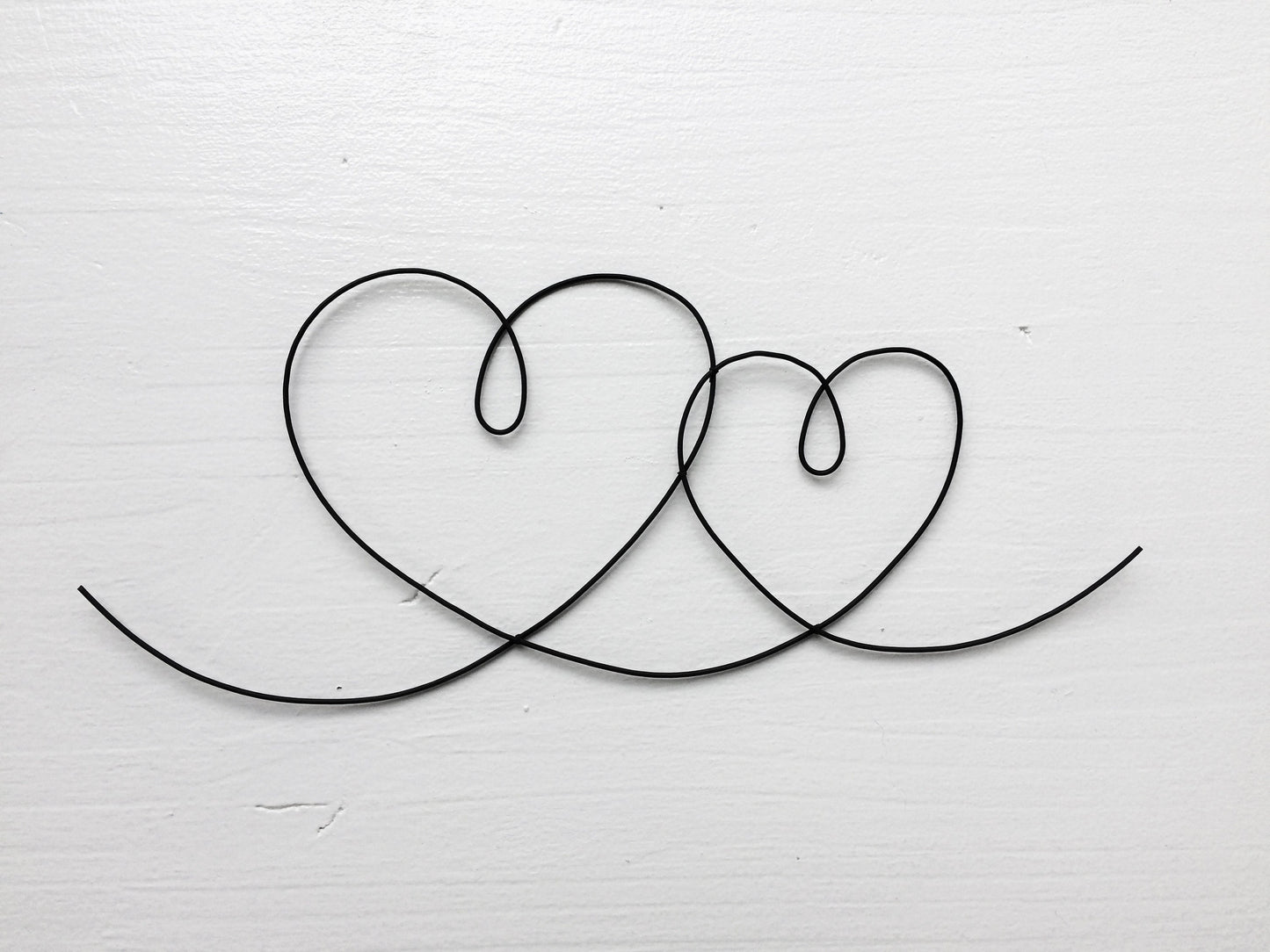 Citation murale en fil de fer recuit le bonheur, phrase en fil de fer famille, le bonheur, sticker mural, plaque de porte, décoration salon