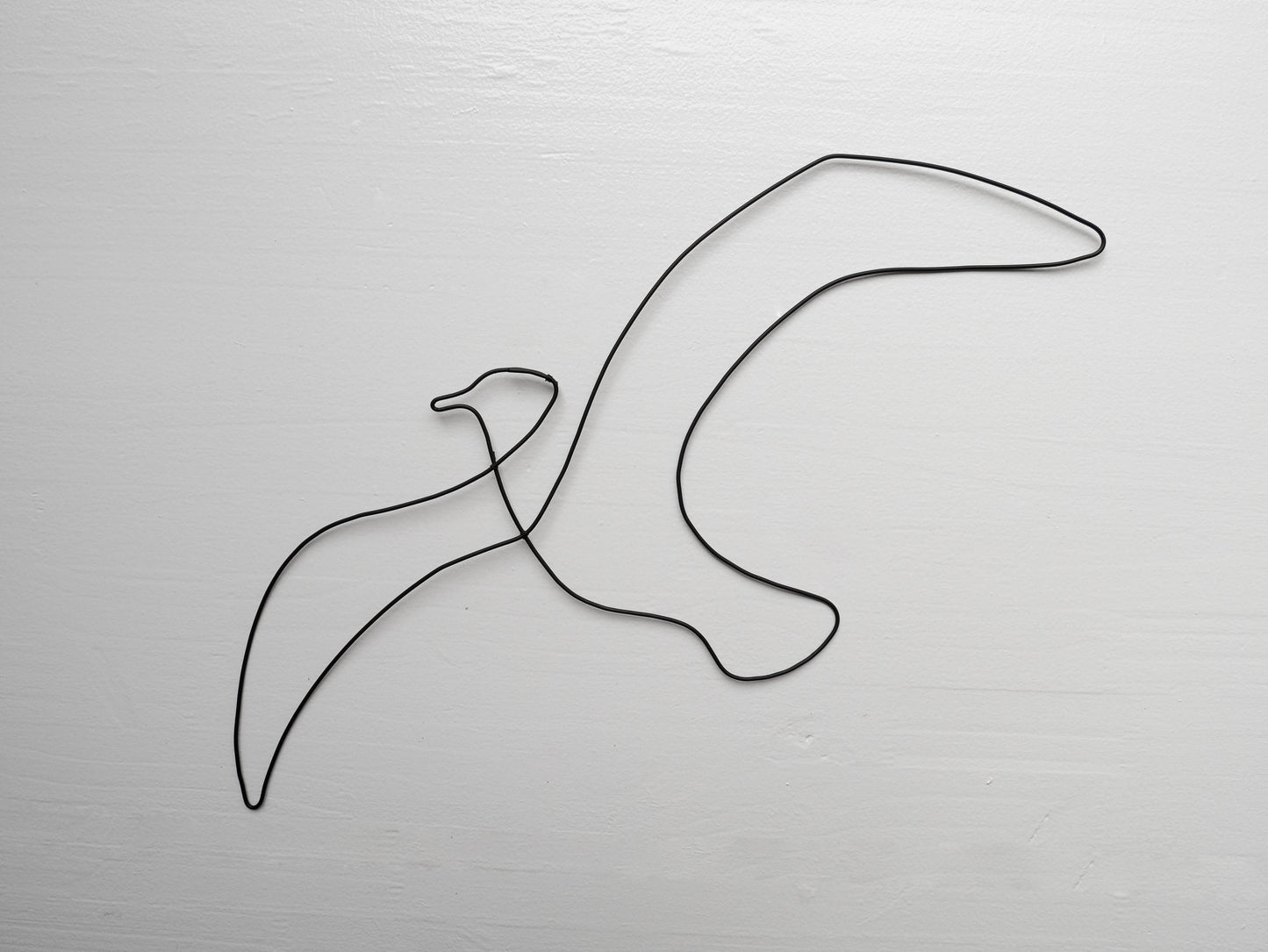 2er-Set Drahtvögel, Drahtvogel, Drahtmöwe, Drahtwand, Naturdekoration, Vogelsilhouette, Eisenmöwe