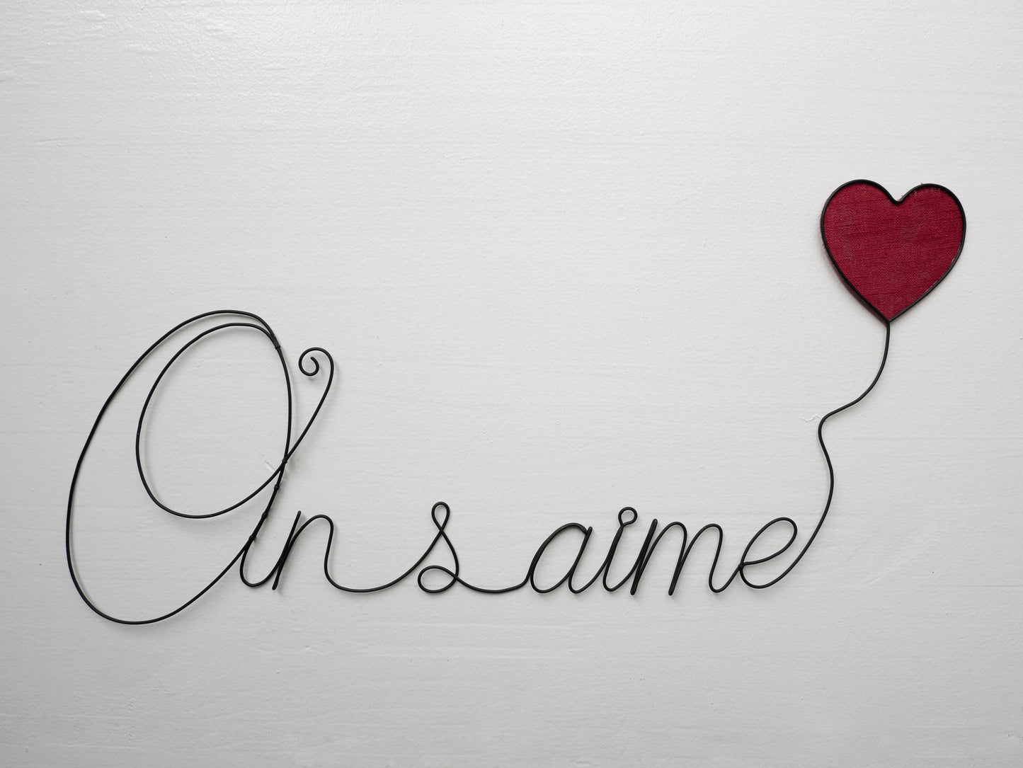 Anpassbares Wort aus geglühtem Draht WE LOVE einander, Liebe, Botschaft, Zitat zum Schreiben von Sätzen, Skulptur-Wanddekoration aus geglühtem Draht