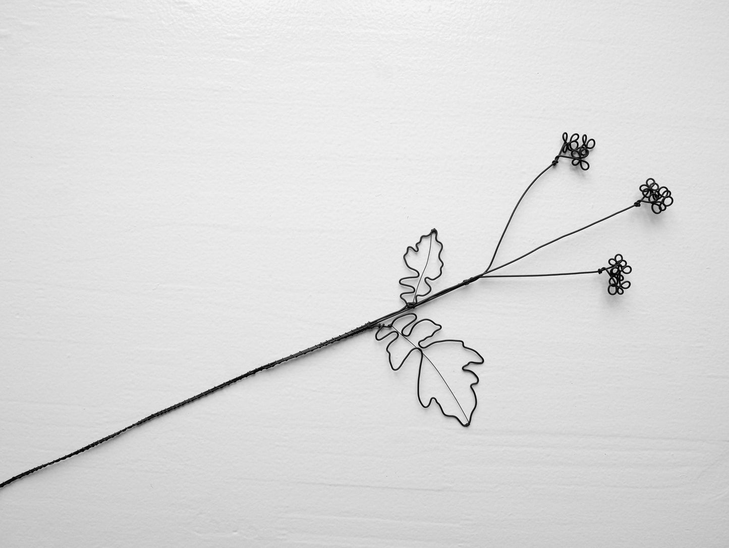 Fleur fil de fer fleur de moutarde fleur en fil de fer recuit, décoration murale floral, décoration bohème nature, bouquet de fleurs, cadeau