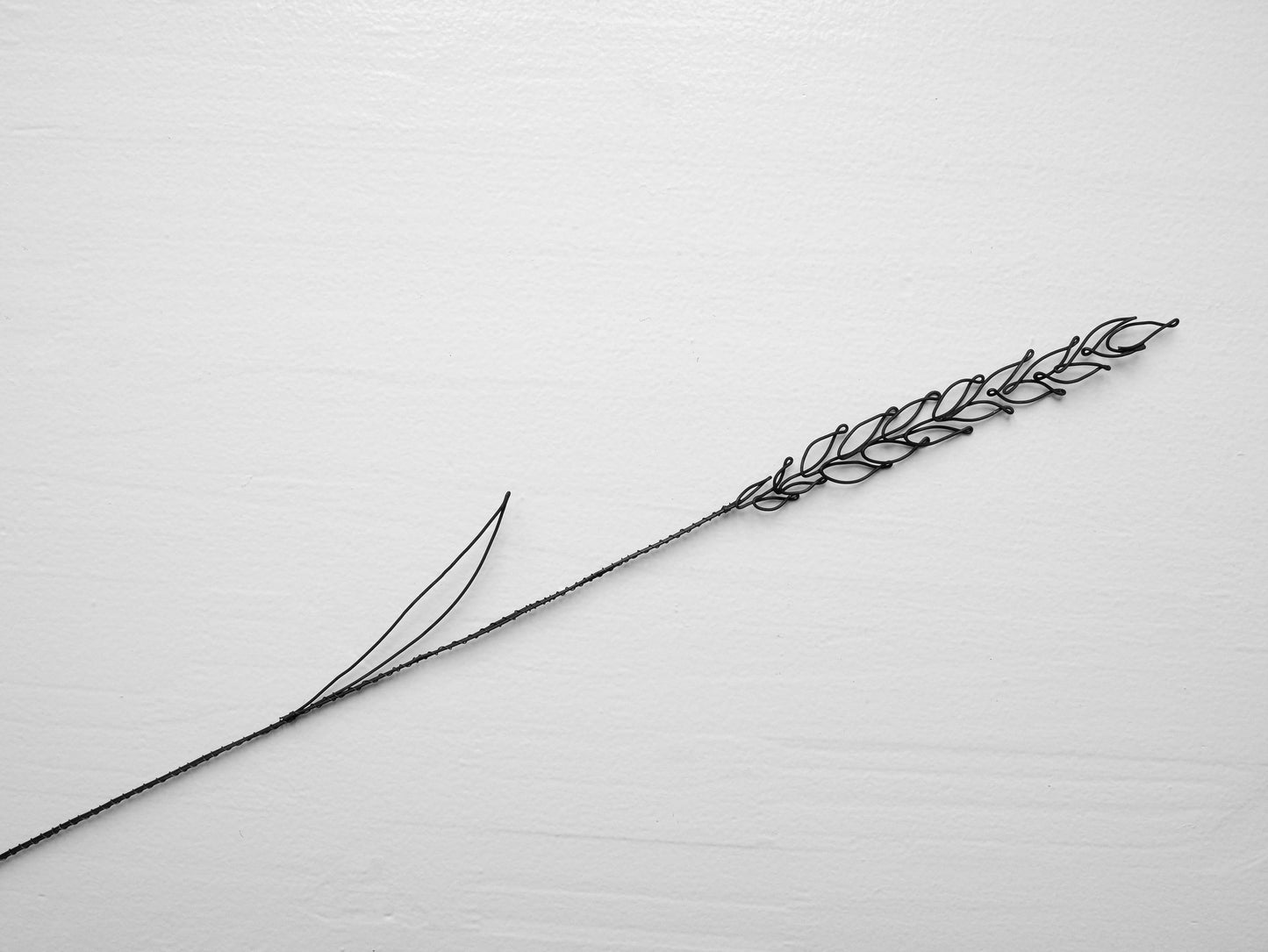 Fleur fil de fer épi de blé fleur en fil de fer recuit, décoration murale floral, décoration bohème nature, bouquet de fleurs, paysant