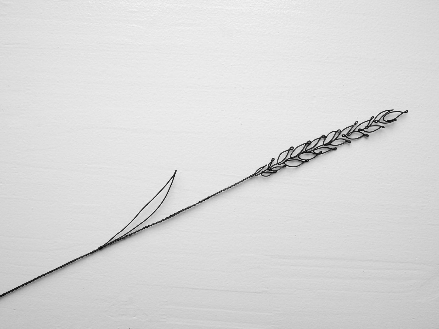 Bouquet de fleurs en fil de fer recuit paysan blé et maïs, fleurs vase floral, décoration floral, déco bohème nature, blé sauvage, cadeau