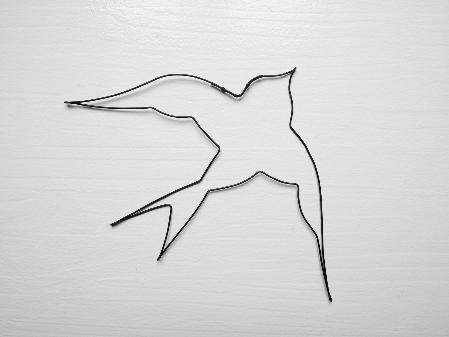 Oiseau fil de fer, hirondelle en fil de fer, décoration murale fil de fer, décoration d'intérieur, oiseau métal,hirondelle murale, sculpture