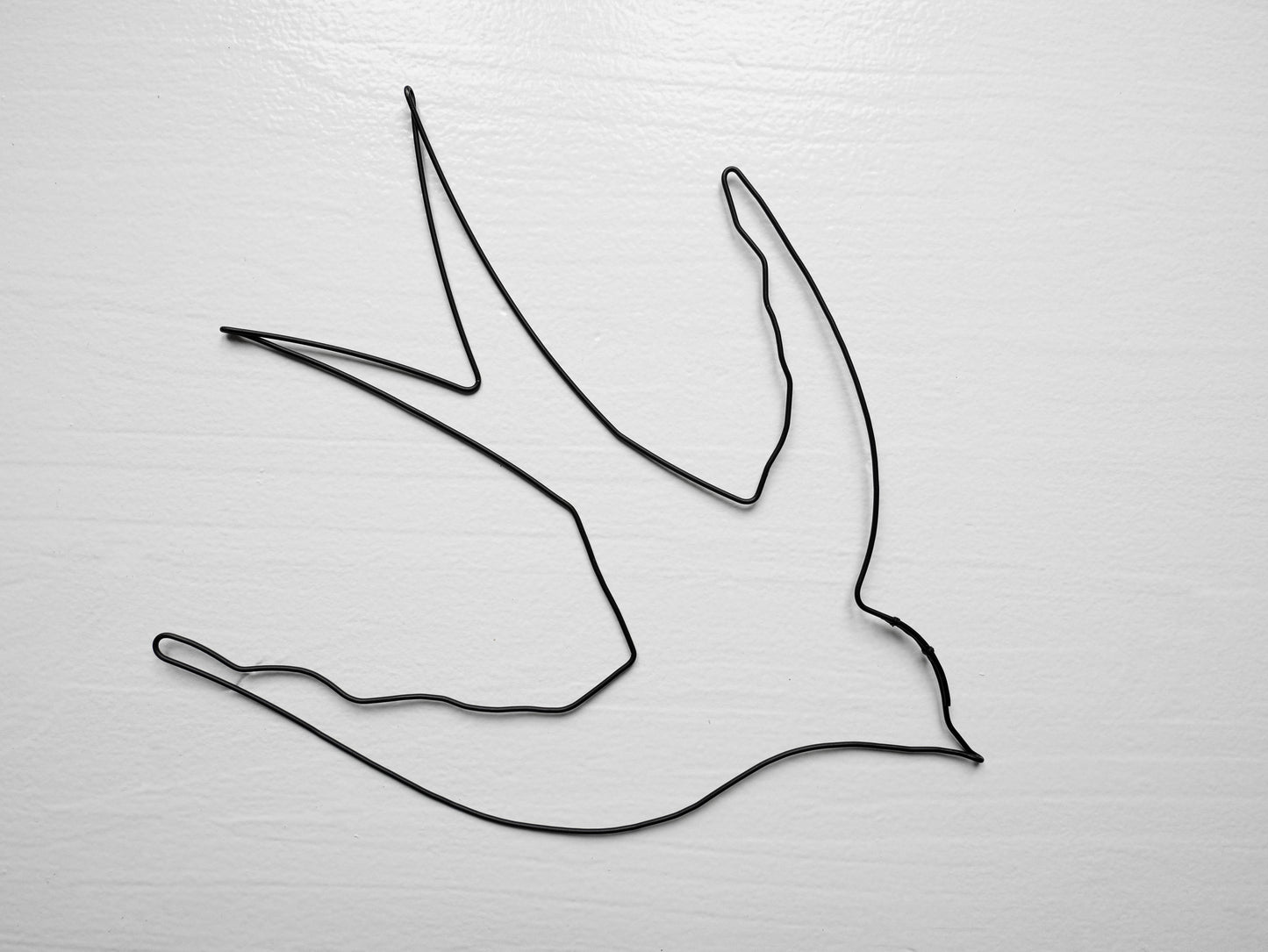Oiseau fil de fer, hirondelle en fil de fer, décoration murale fil de fer, décoration d'intérieur, oiseau métal,hirondelle murale, sculpture