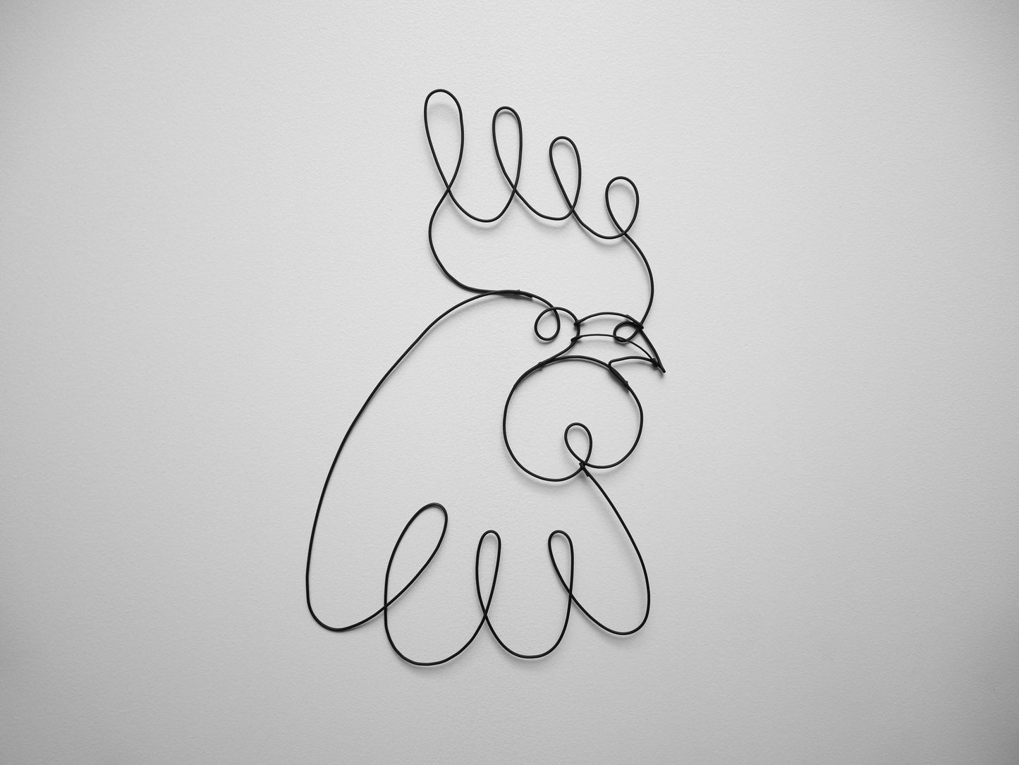 Décoration murale coq, poule décorative à accrocher, coq déco métal, décoration d'intérieur campagne, décoration murale coq, basse-cour