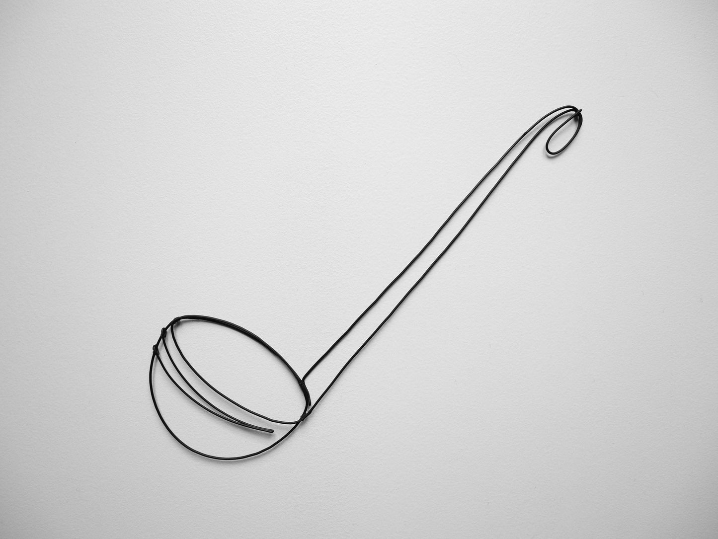 Décoration murale cuisine louche en véritable fil de fer recuit, déco restaurant, décoration murale, sculpture fil de fer, poêle, casserole