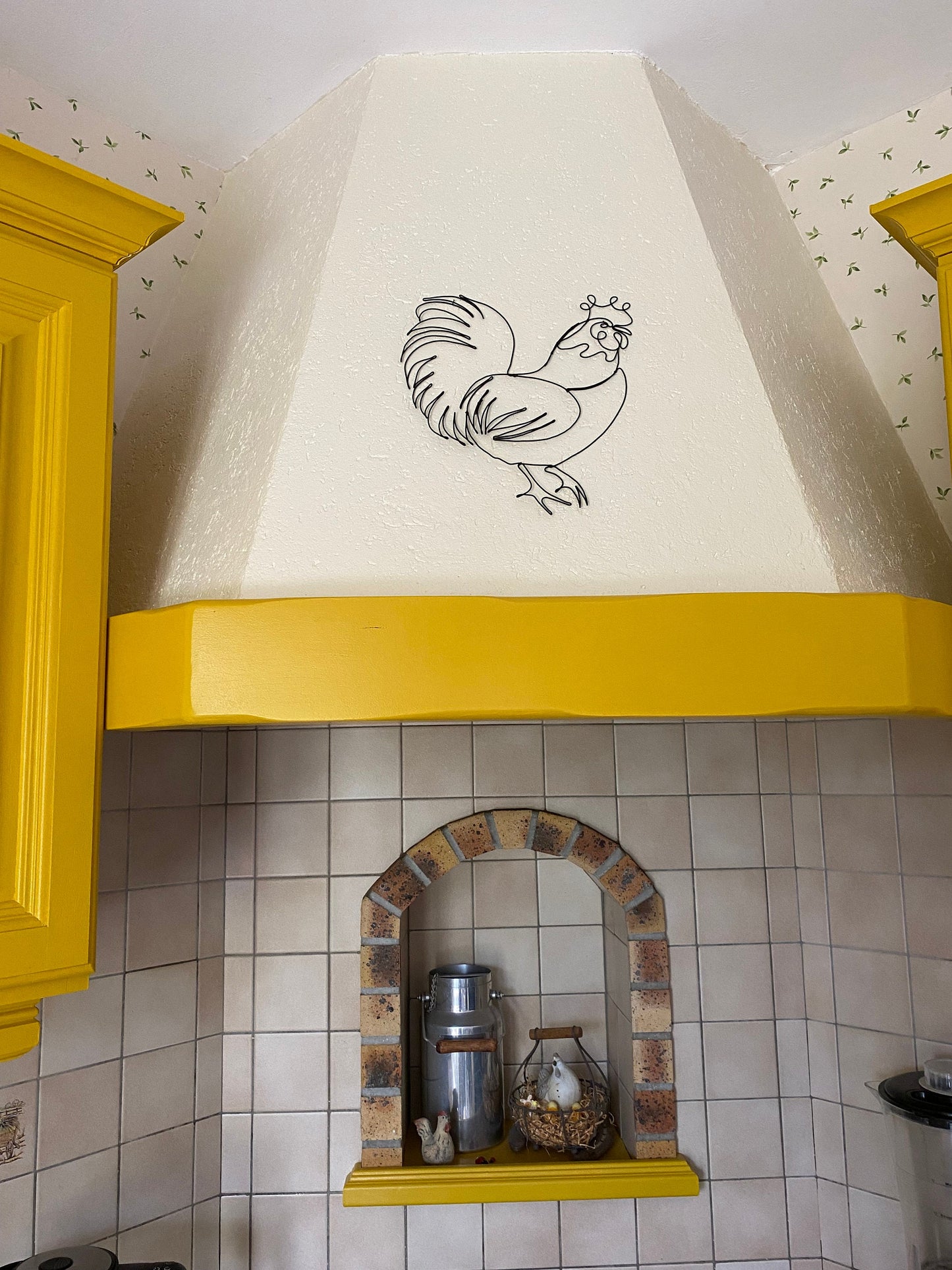 Décoration murale coq poule décorative à accrocher, coq déco métal, décoration d'intérieur campagne, décoration murale coq, basse-cour