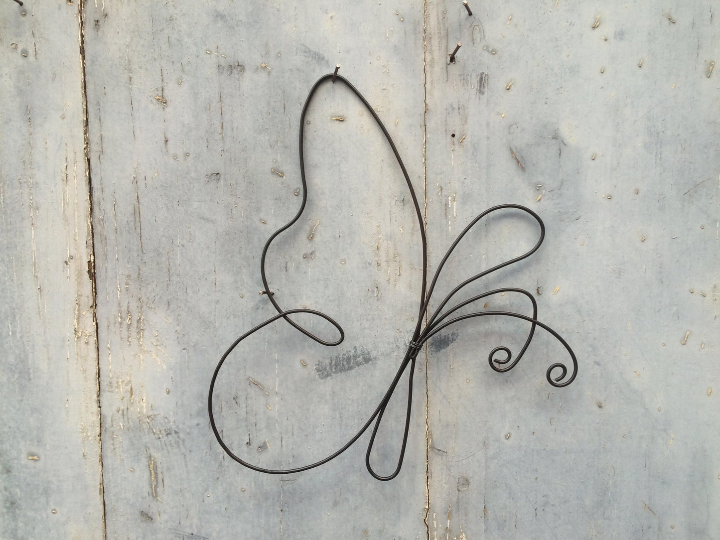 Wire butterfly, wire butterfly, wire wall decoration, bohemian nature decoration, butterfly silhouette, insect, nature