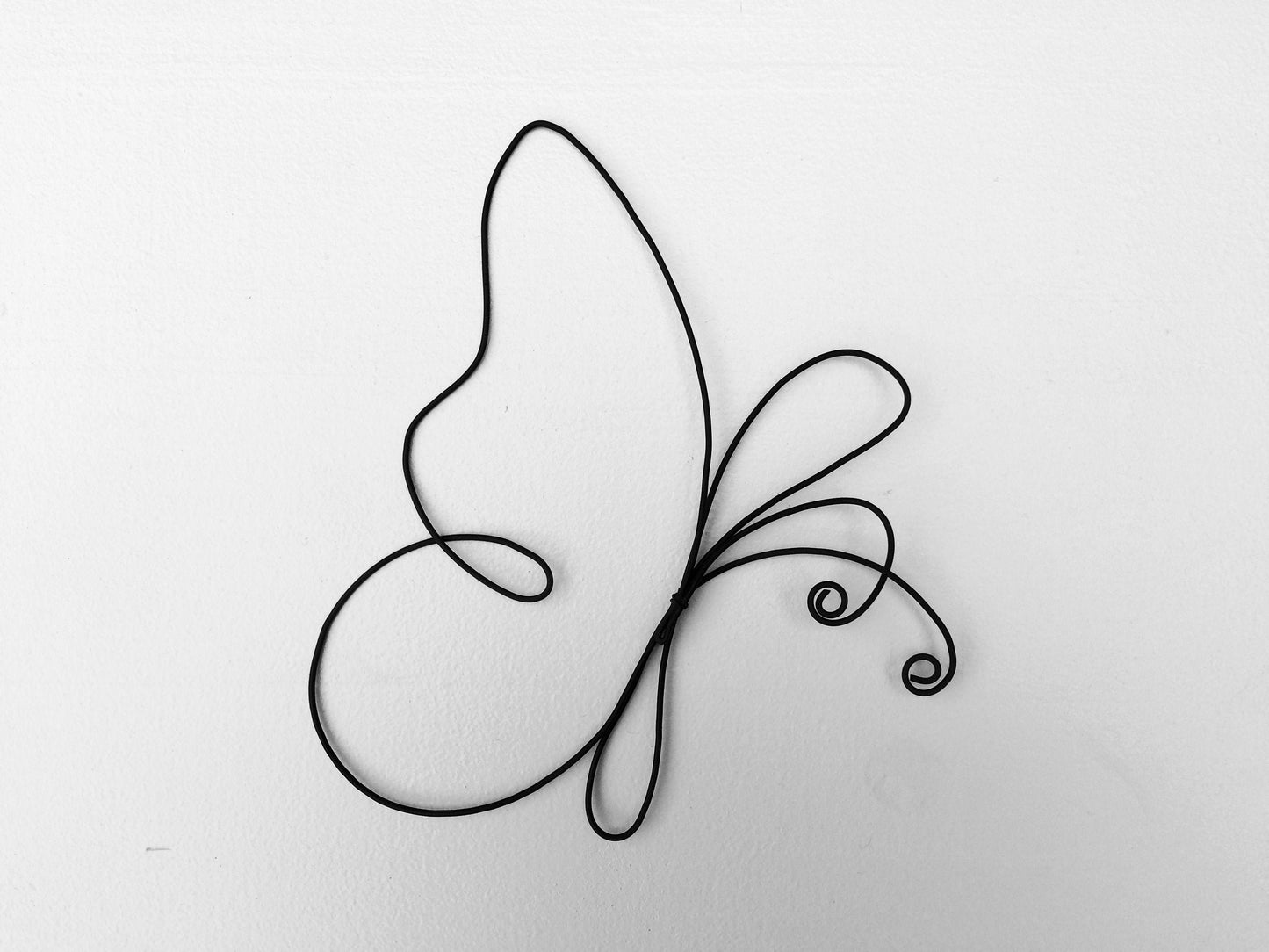 Wire butterfly, wire butterfly, wire wall decoration, bohemian nature decoration, butterfly silhouette, insect, nature