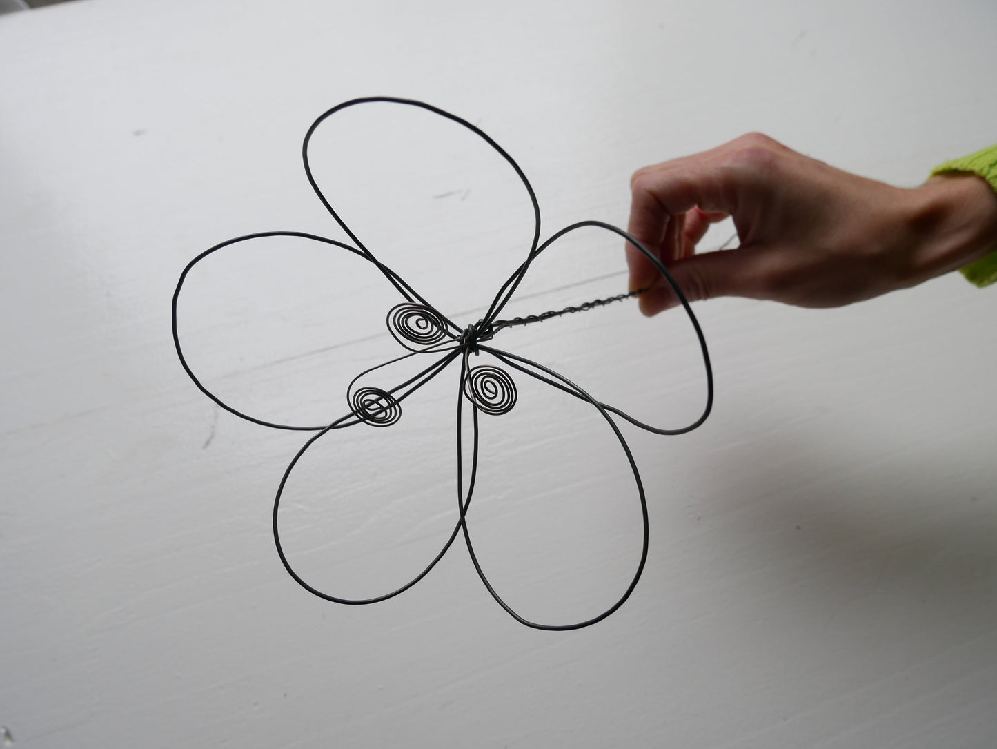 Bouquet of flowers 12 3D flowers in annealed wire, artificial flower, floral wall decoration, bohemian nature decoration, daisies