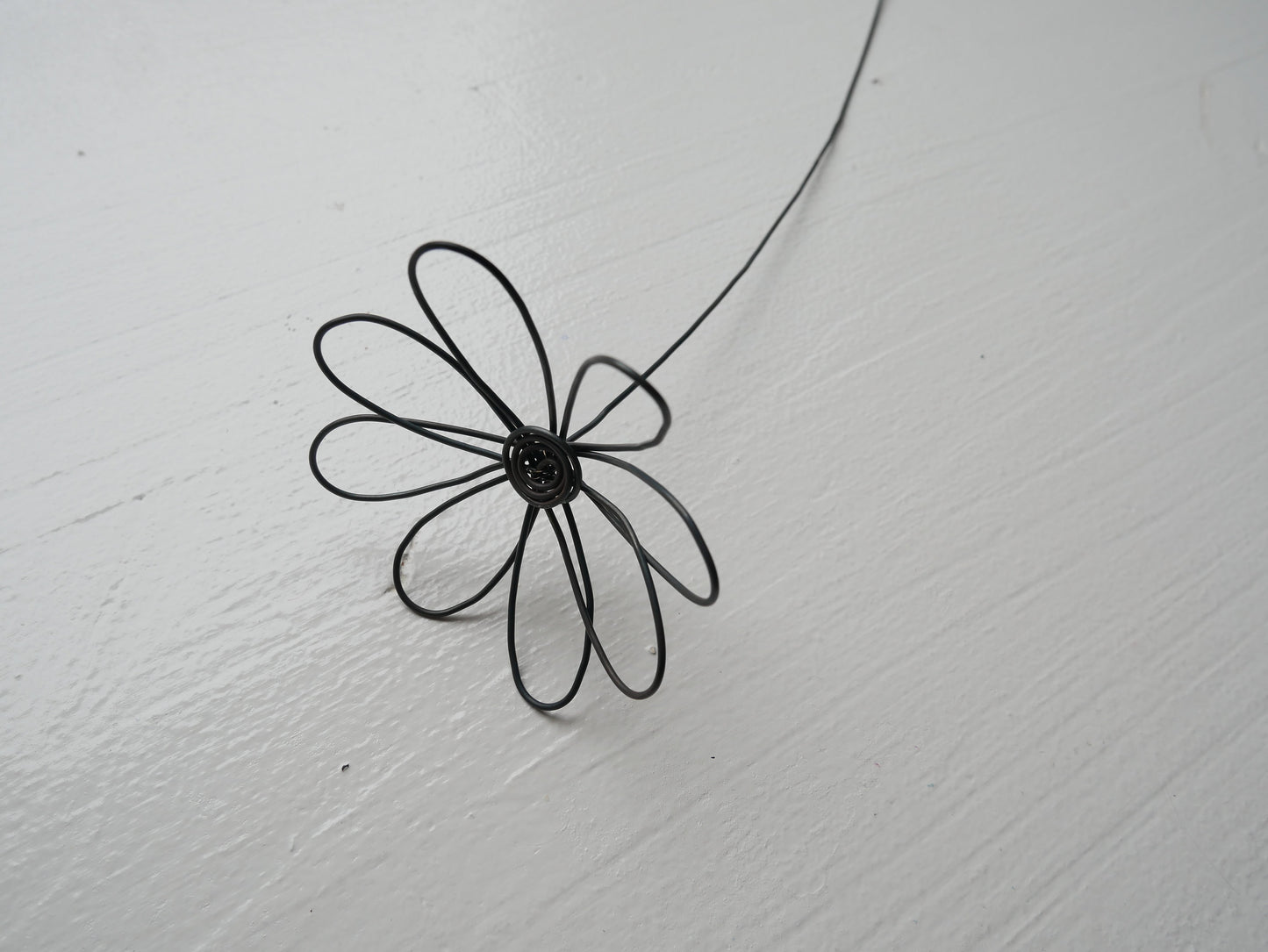 Bouquet of flowers 12 3D flowers in annealed wire, artificial flower, floral wall decoration, bohemian nature decoration, daisies