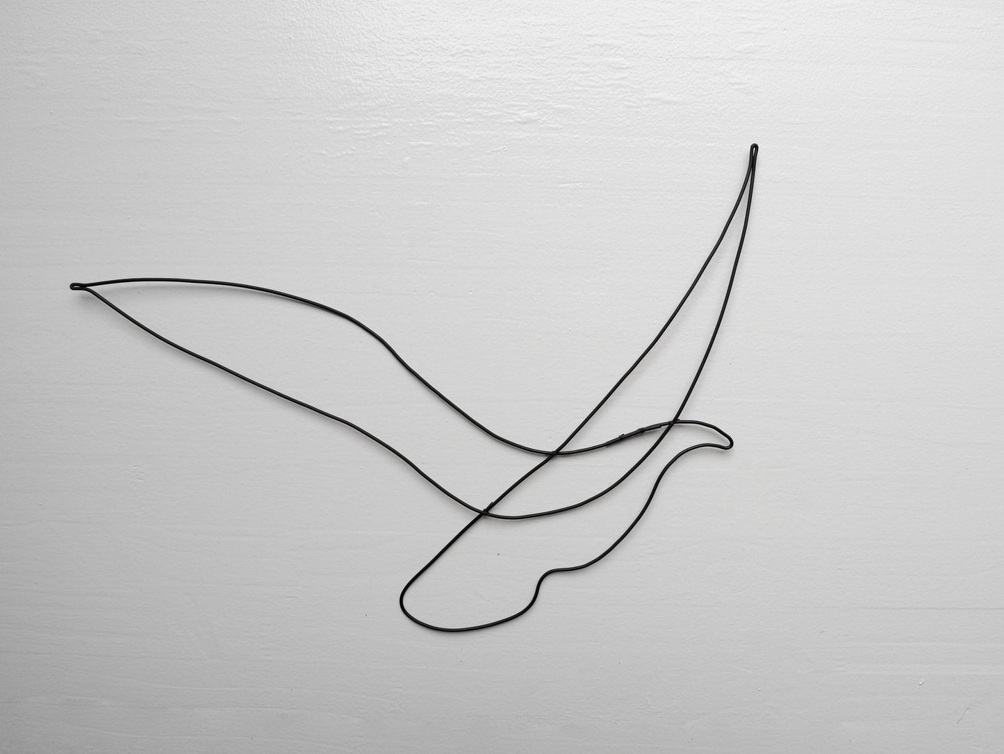 Set of 2 wire birds, wire bird, wire seagull, wire wall, nature decoration, bird silhouette, iron seagull