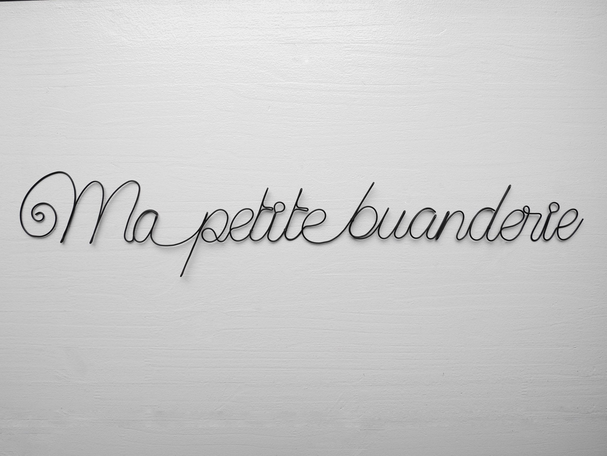 Wandsatz aus Draht „Mein kleiner Waschraum“, Wanddekoration aus Metall, Türschild-Buchstabe, Geschenk, Gedicht, poetische Dekoration, Draht