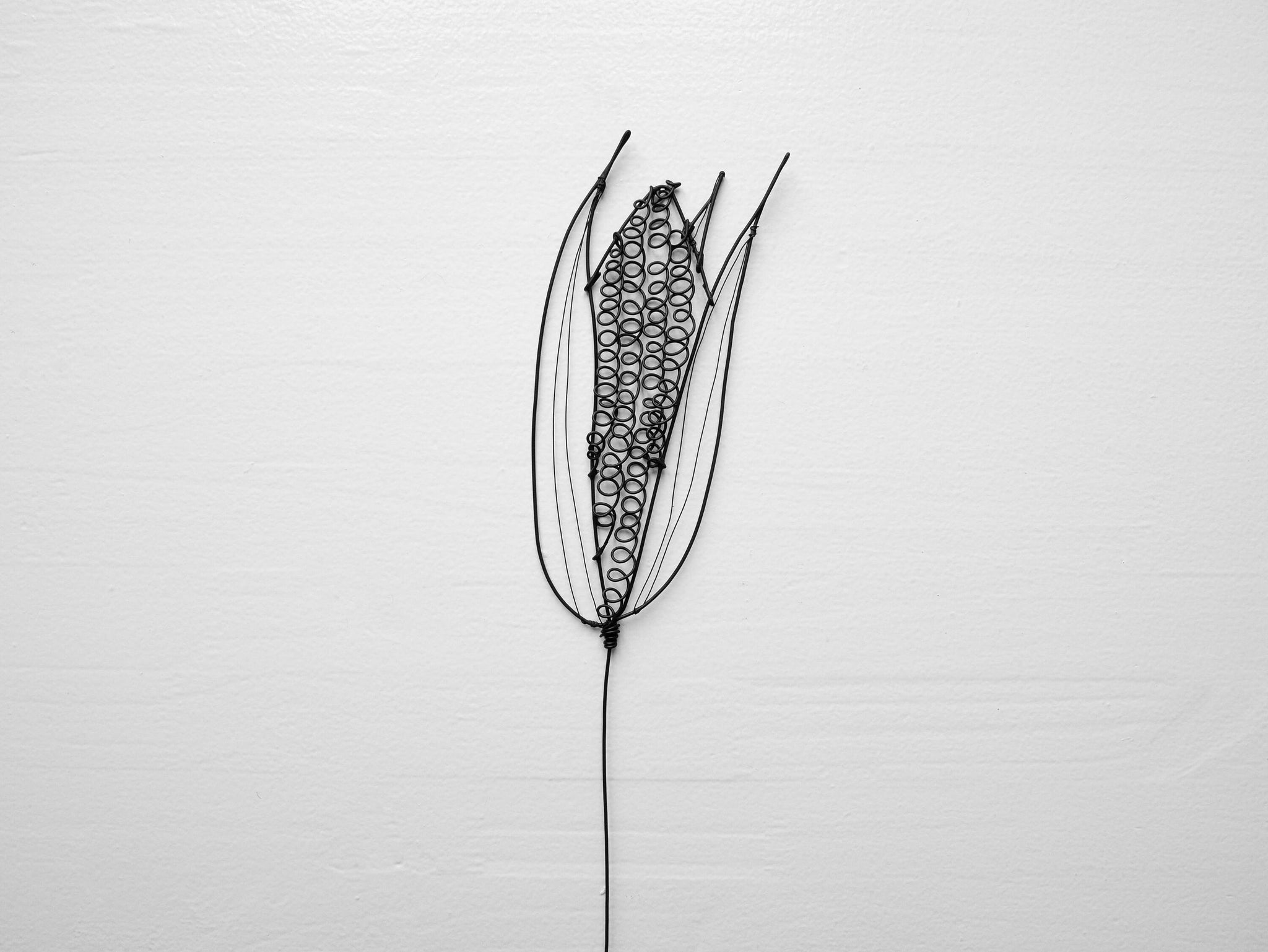 Fleur fil de fer épi de maïs, fil de fer recuit, fleur éternelle, décoration murale, décoration bohème florale, bouquet de fleurs, cadeau
