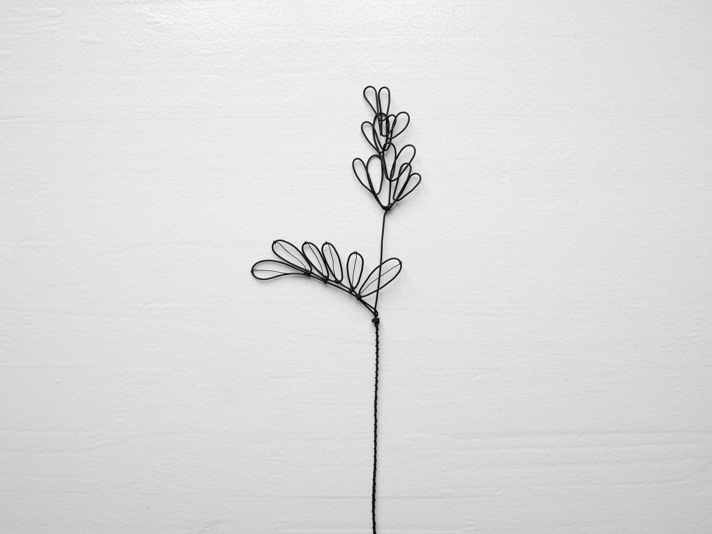 Wire flower alfalfa flower annealed wire flower, floral wall decoration, bohemian nature decoration, flower bouquet, gift