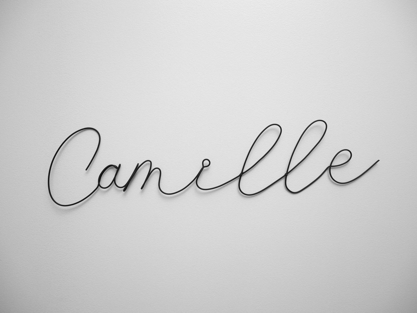 Customizable wire first name, modern style wire first name, child first name, child's bedroom wall decoration, metal door plaque